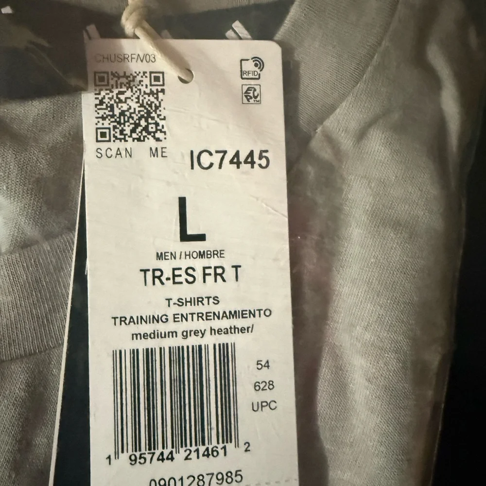 Adidas Gray Short Sleeve Tee